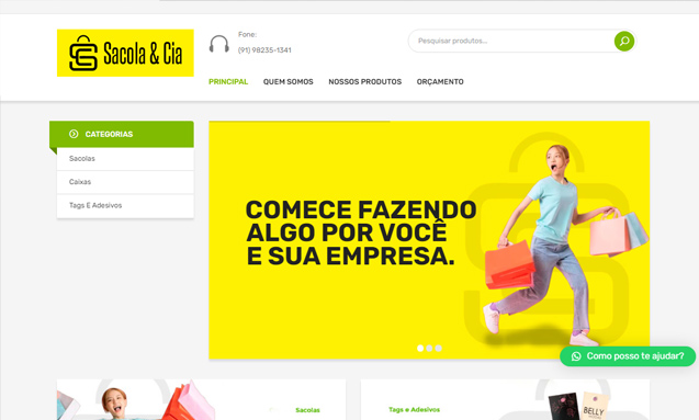 p sacola e cia